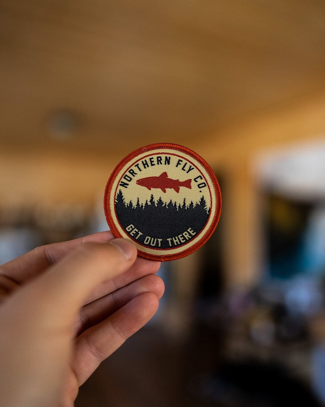 Fly Fishing Patch adhesive patch sew on patch adventure Etsy