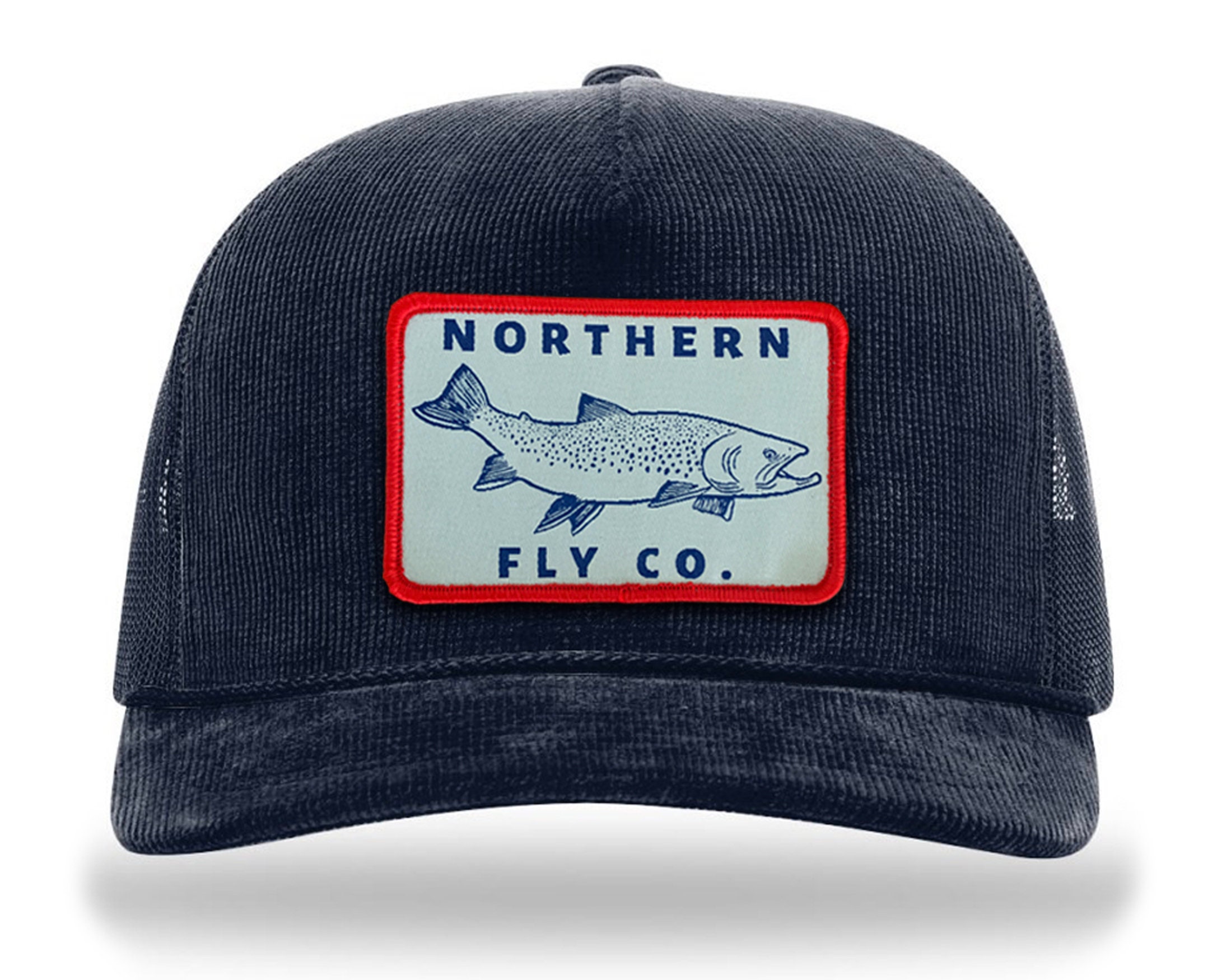 Troutdale Corduroy Trucker Ripstop hat Fly Fishing Trucker Etsy