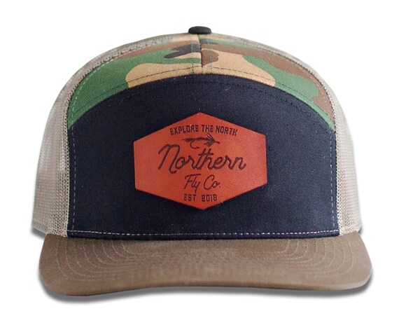 leather fishing hat