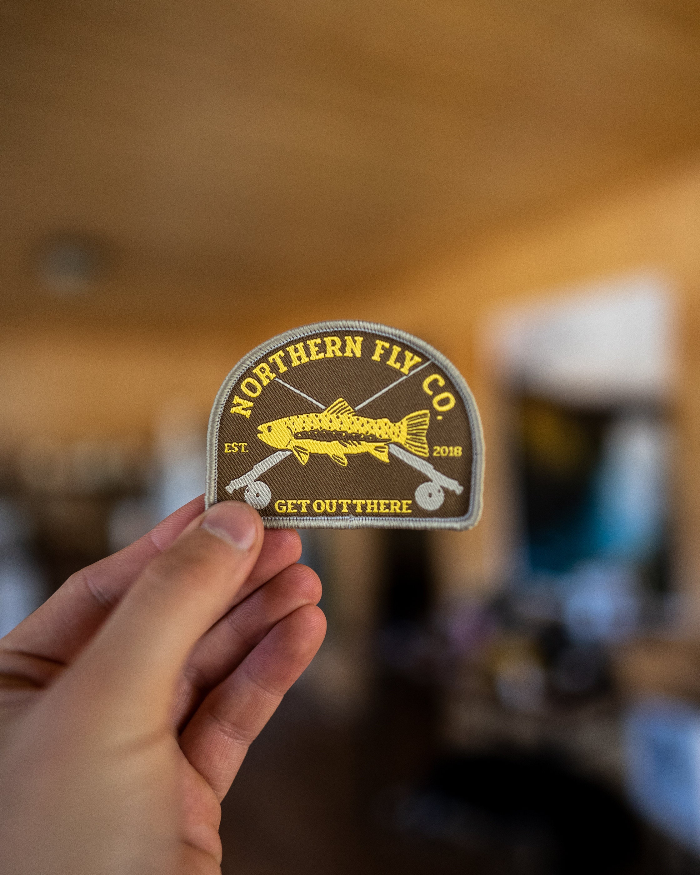 Fly Fishing Patch adhesive patch sew on patch adventure Etsy