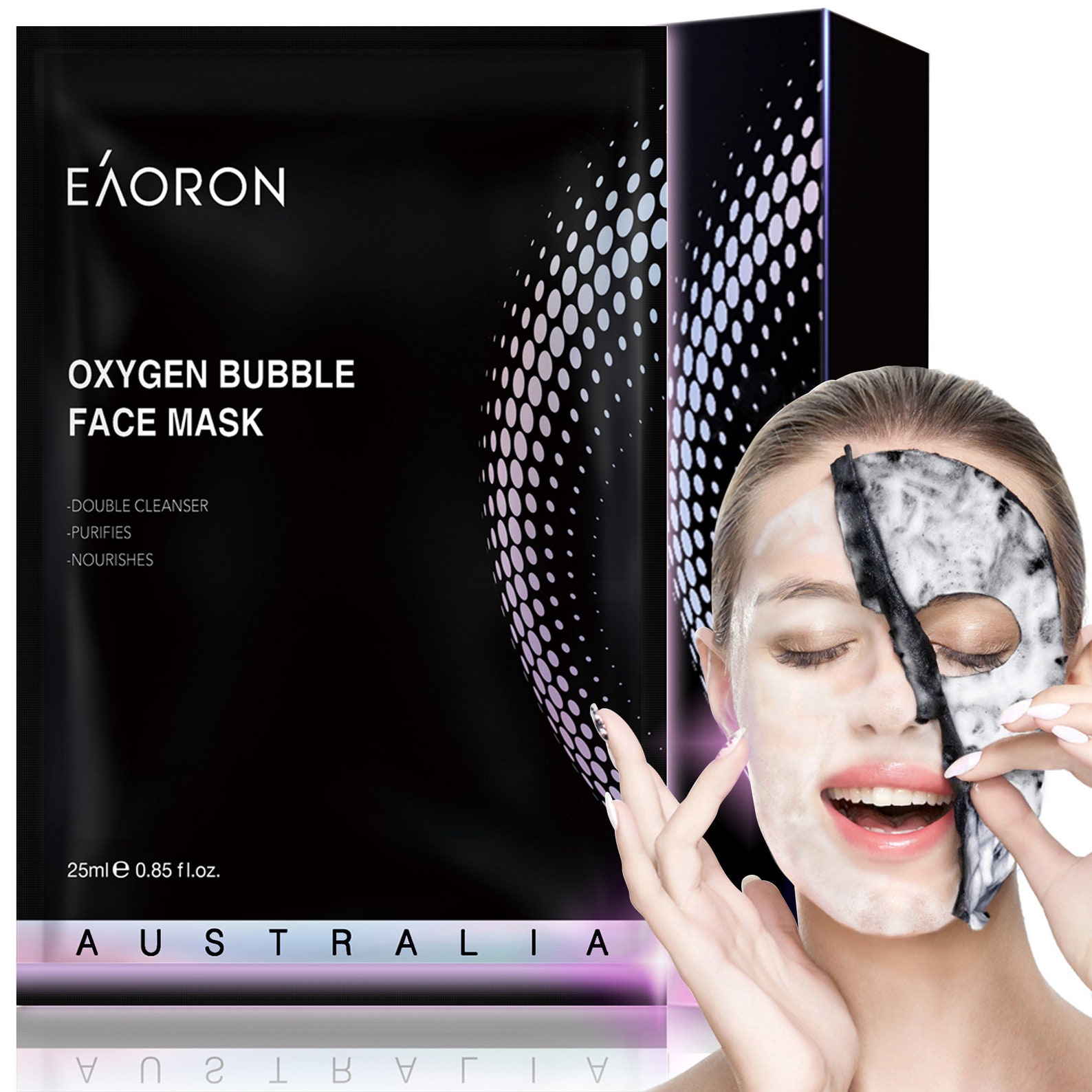 Eaoron Facial Mask Oxygen Bubble Mask Australia Made Eaoron Etsy