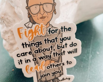 Ruth Bader Ginsburg Quote Sticker