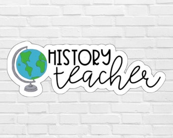 History Teacher Sticker