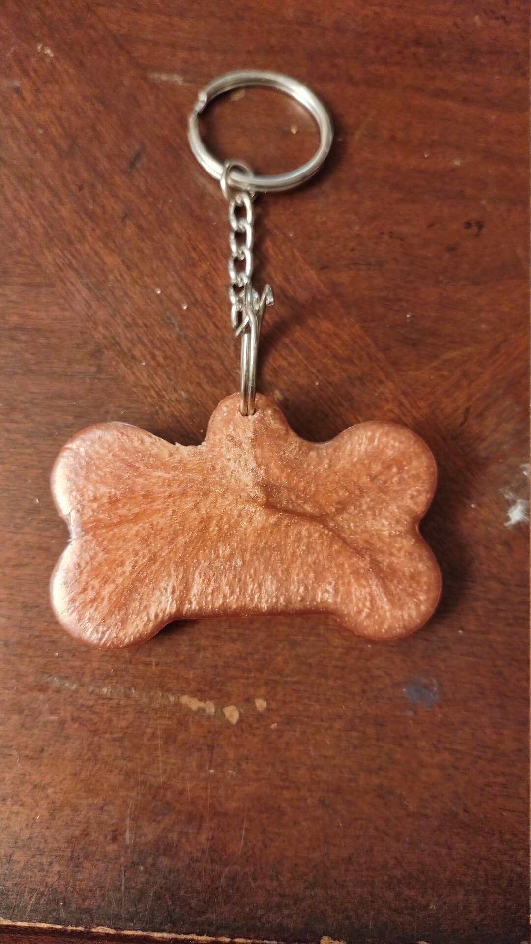 Rose Gold Dog Tag Keychain Etsy