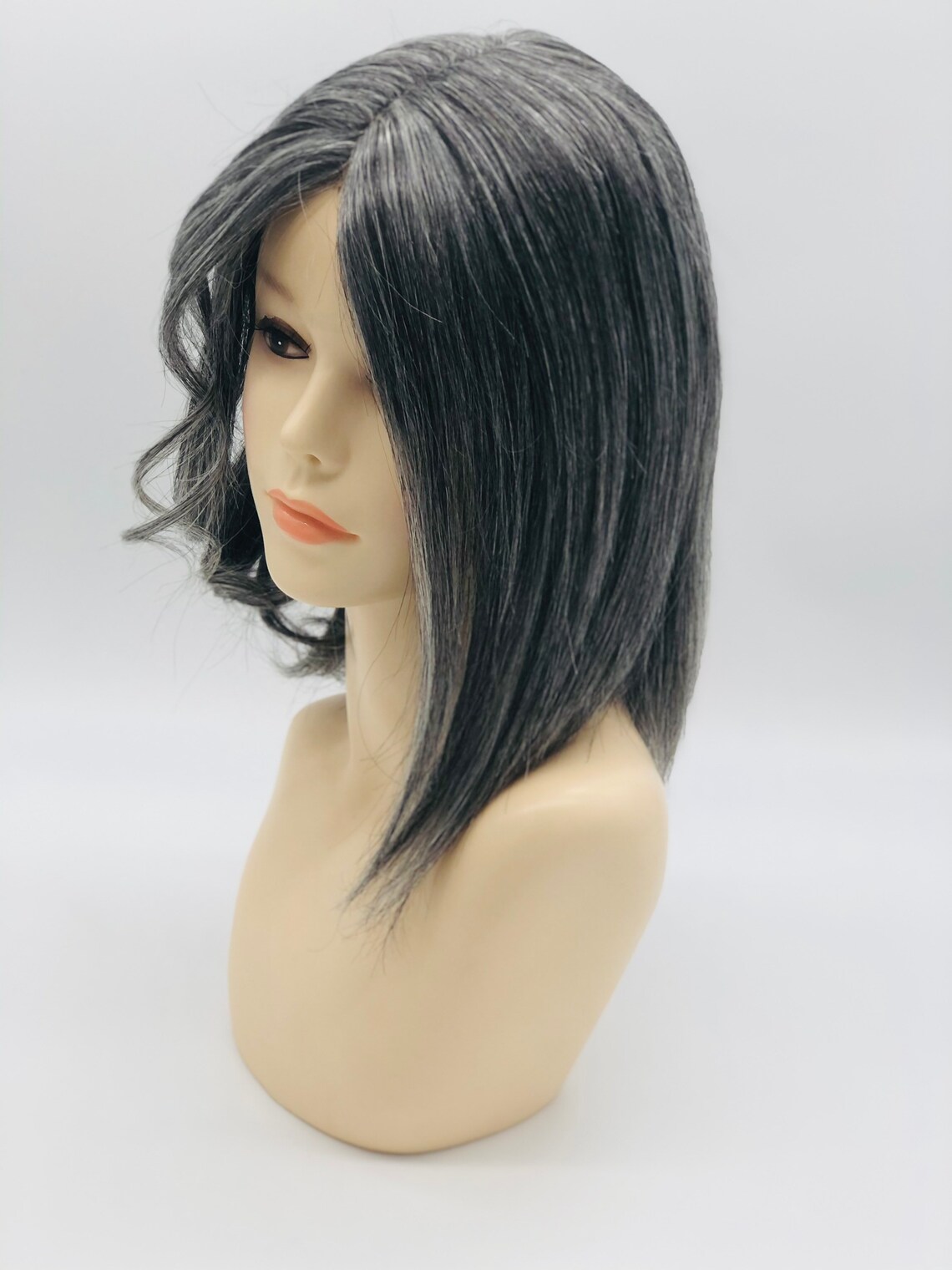 In Stock Salt and Pepper Wig Etsy