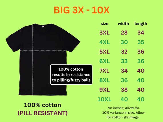 Big and Tall Sizes 5X, 6X, 7X, 8X, 9X, 10X, Distinguished Tee for Any Size,  Gift for Intelligent Friend or Family Member, Shirt Good Friend - Etsy  Canada