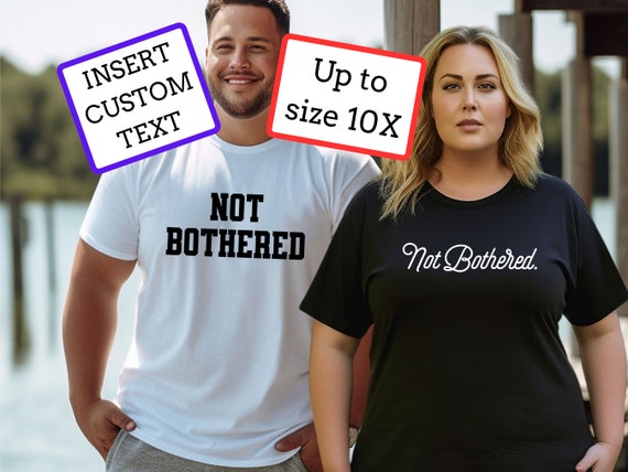 Big and Tall Sizes 5X 6X 7X 8X 9X 10X Tees, Personalized Big and Tall T  Shirt, Plus Size Custom Shirt, Comfy Tshirt Curvy Girl Oversized Tee 