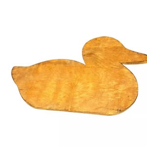 Vintage Wood Duck Cutting Board Butcher Board  Rustic Wooden Kitchen Decor