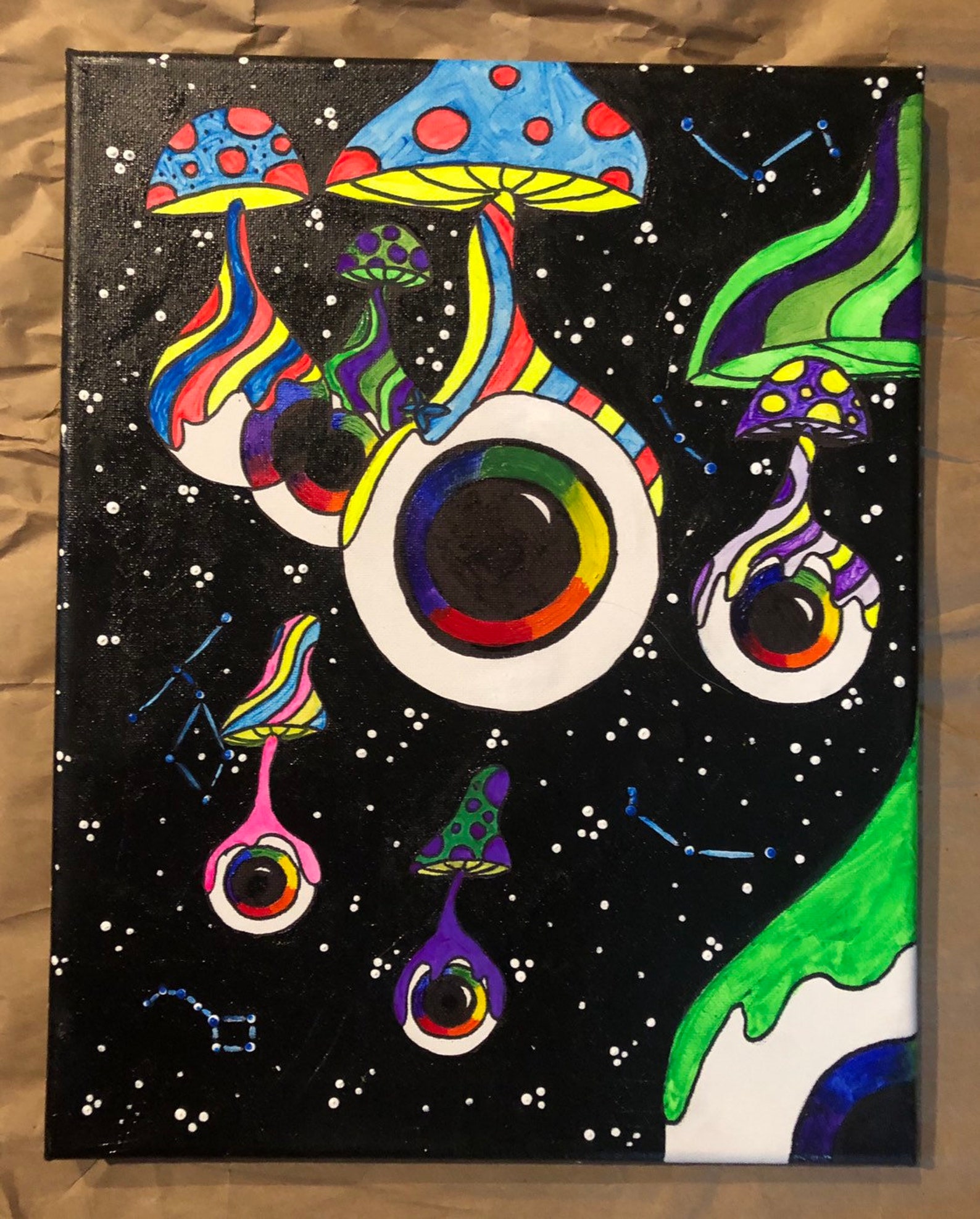 I always feel like somebodys watching me 11x14 canvas | Etsy