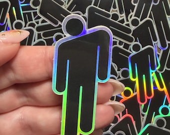 Pegatina holográfica de Billie Eilish Blosh