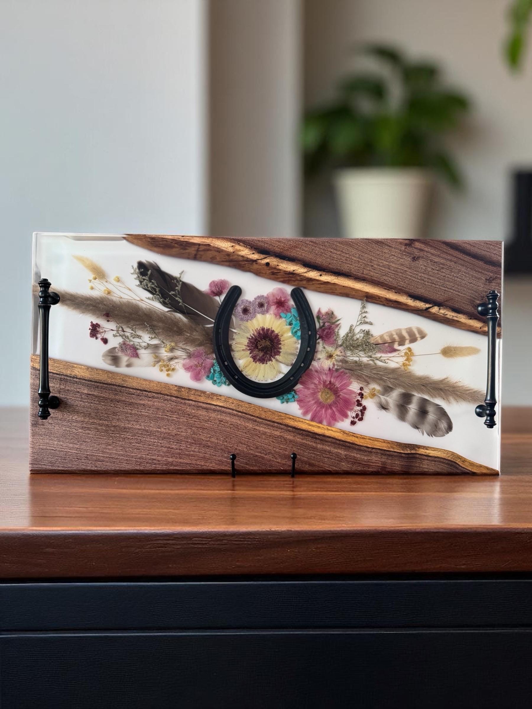 Mesquite & Epoxy Western Tray