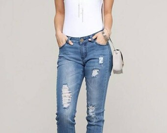 Gazoz Distressed Skinny Low Rise Skinny 