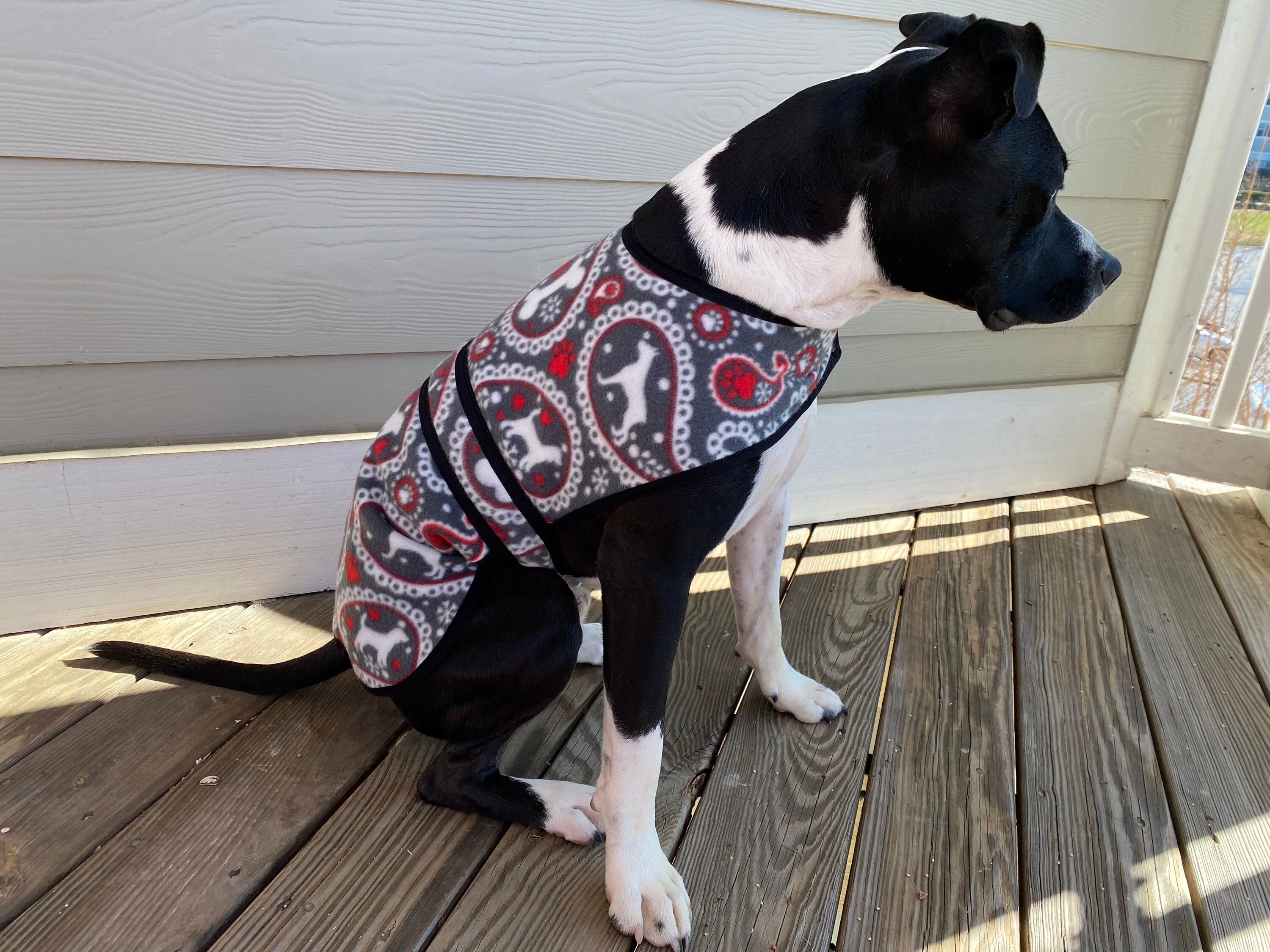 Fleece Dog coats Flannel Dog coat Personalized Dog Coats Dog Etsy