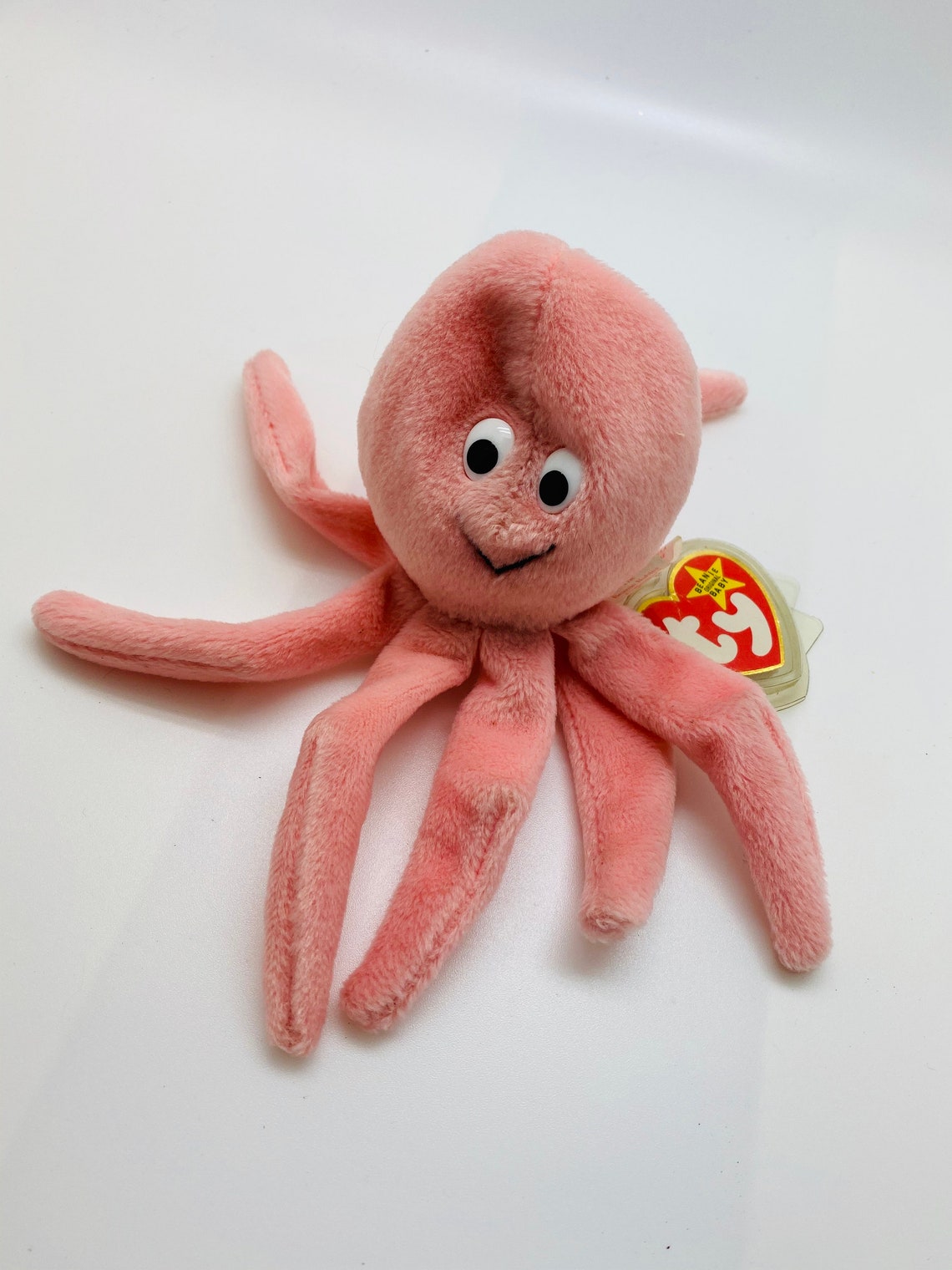 Inky the Octopus Beanie Baby W/ Errors Etsy