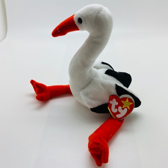 ERRORS Stilts the Stork Beanie Baby Etsy New Zealand