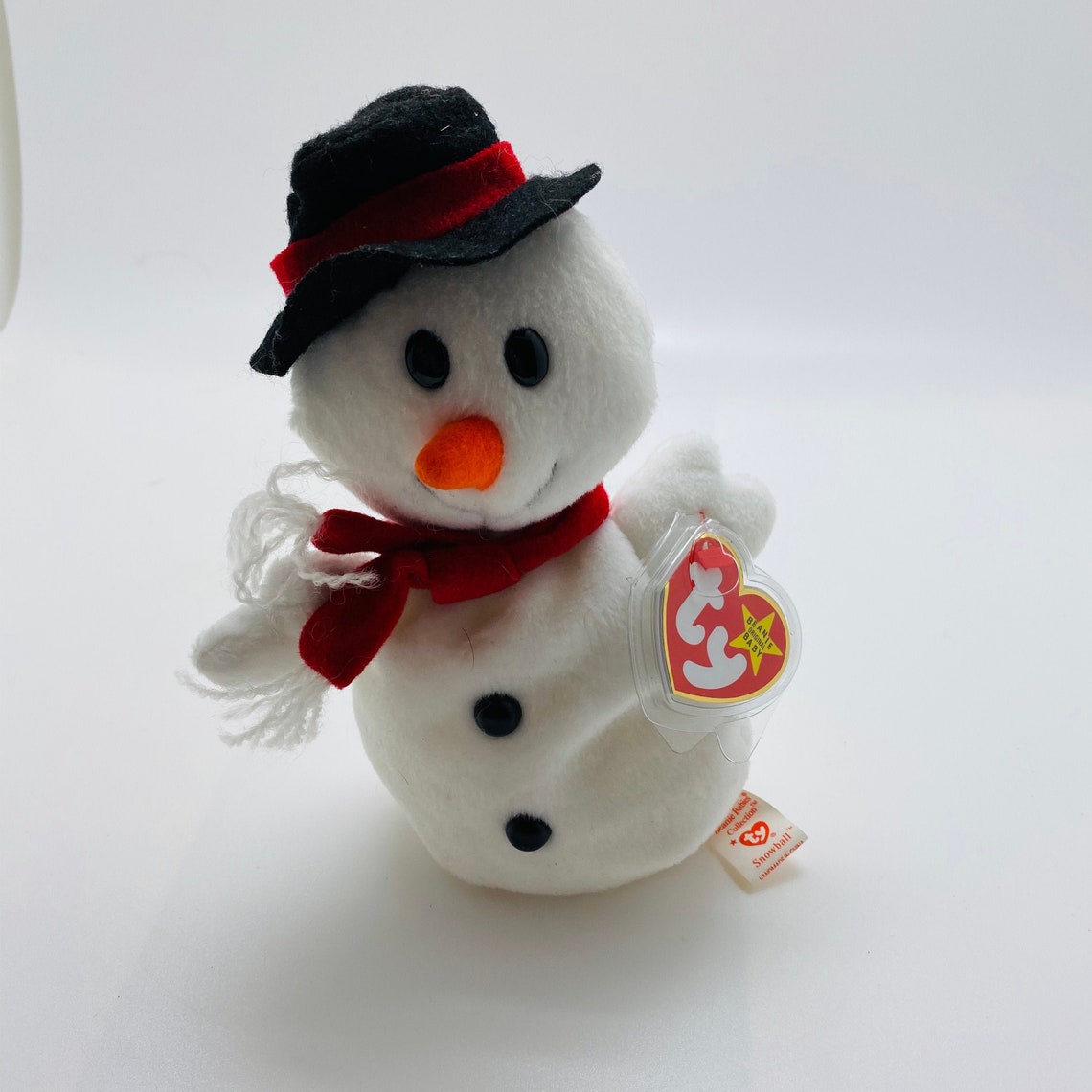 Snowball the Snowman Beanie Baby - Etsy