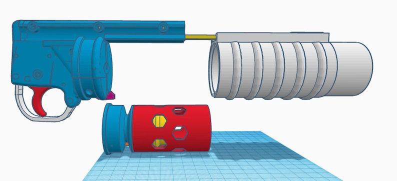 DATEIEN Für den Blaster: Mk203 Launcher & Mk48 Party Popper Bild 4