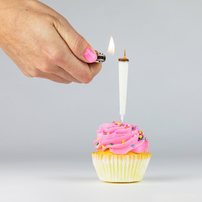 420 Novelty Joint Cake Candles Etsy