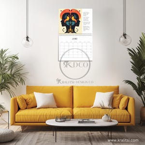 2025 Astrology Calendar |Zodiac Sign Calendar, Moon Phases | Celestial Wall Art Calendar for Astrology Lovers | Moon Phases, Retrogrades