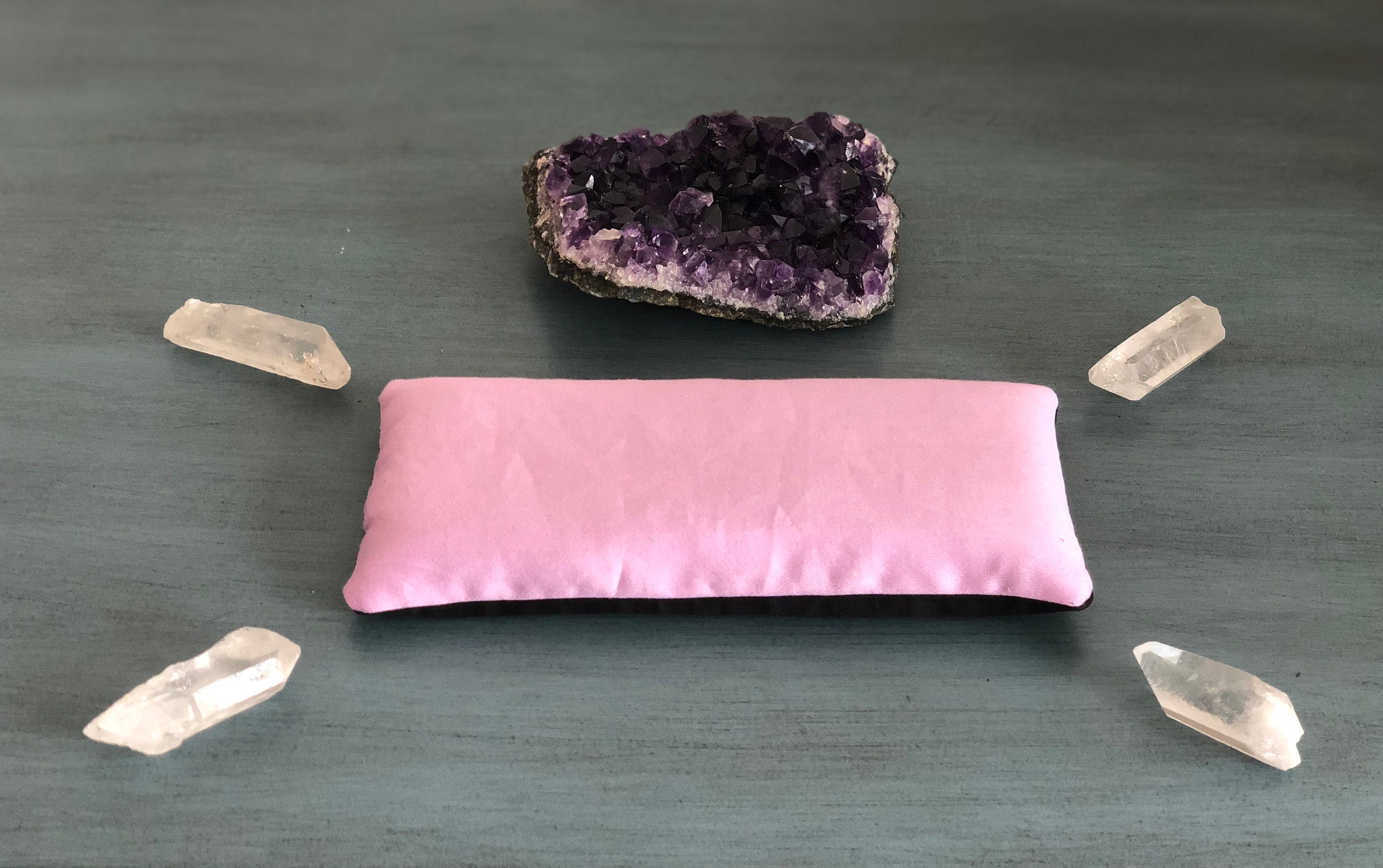 Organic Crystal Eye Pillow Etsy