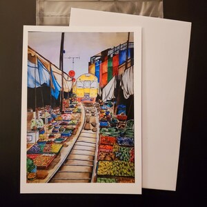 Singapore Marketplace greeting card! Pueblo Indigenous Artist Gift