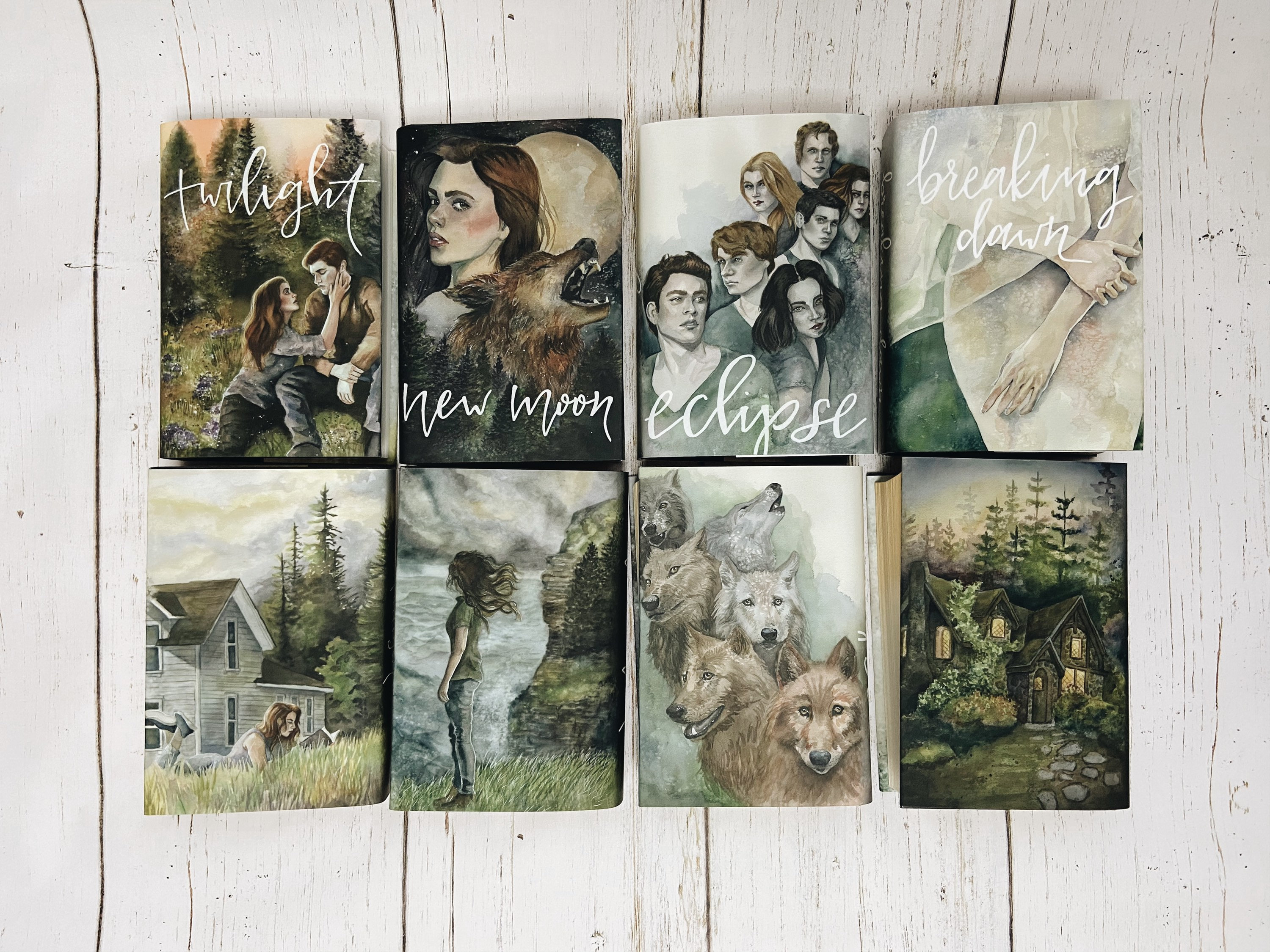 Hardcover Twilight Saga Dust Jacket Set Featuring Original Etsy