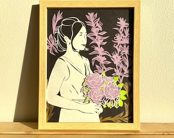 BYOF Custom Portrait - Portrait from photos, Personalized Gifts, Bring Your Own Frame