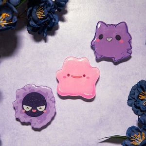 V.14 Cute Poke Phone Grips/ kawaii grip/ Acrylic grips/ glitter acrylic grips/ Poke Phone Grips
