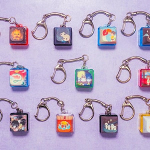 Fidget Keycaps | Switchable Keycap | Keyboard | Clicky | Fidget Stimming Animal Keycap | Kawaii Cute Keychain