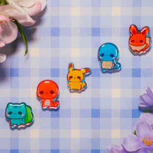 S1 Cute Animal Shoe Charms/ kawaii/ Acrylic/ Shiny acrylic/ Reflective