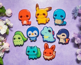 V.6 Cute Animal Charm Grips/ kawaii / Acrylic / glitter acrylic grips/Pok Grips