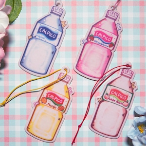 Strawberry Calpico Car freshener , Mango Calpico Air freshener, Peach Calpico Air freshener, Original Calpico Air freshener, Cute Drinks