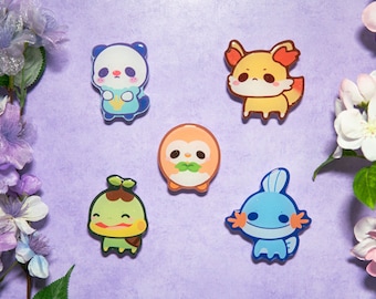 V.8 Cute Animal Charm / kawaii grip/ Acrylic grips/ glitter acrylic grips/ Poke Grips