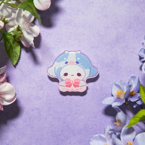 V.16 Cute Cow Phone Charm/ kawaii charm/ Acrylic grips/ glitter acrylic grips/ Animal kawaii/ sturdy grips/ Cute Charms