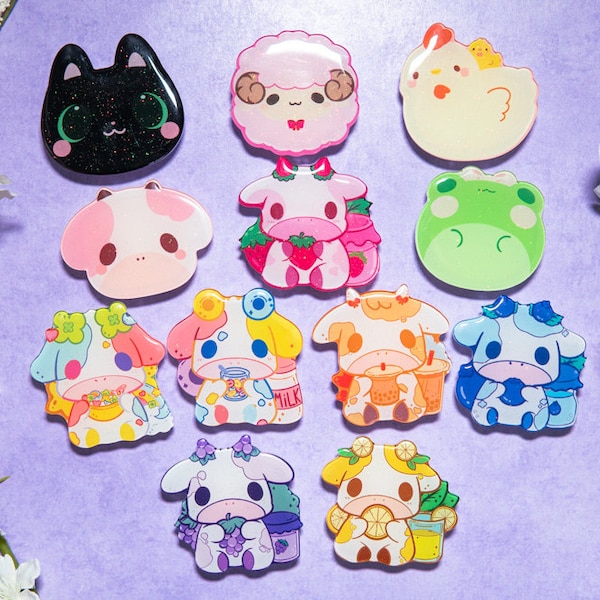 V.2 Niedliche Tiergriffe / kawaii Griff / Acrylgriffe / glitzernde Acrylgriffe