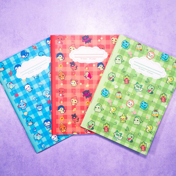 Libro de pegatinas A5 / 30 páginas / Libro de pegatinas reutilizables / Regalos para coleccionistas de pegatinas kawaii / Libreta de notas con calcomanías reutilizables / Papelería