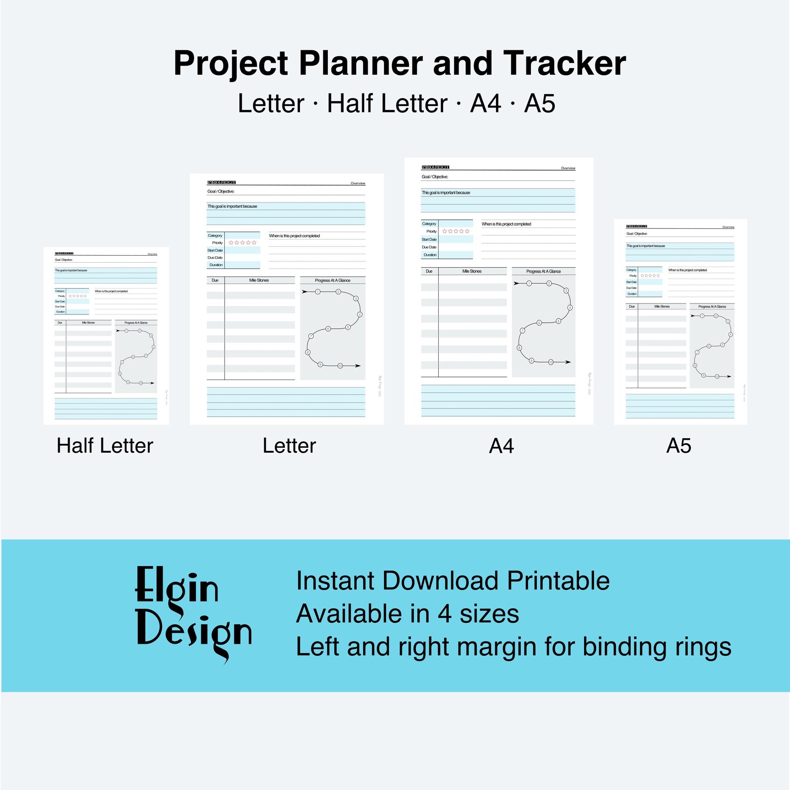 Project Planner, Project Tracker, Project Management, Productivity ...