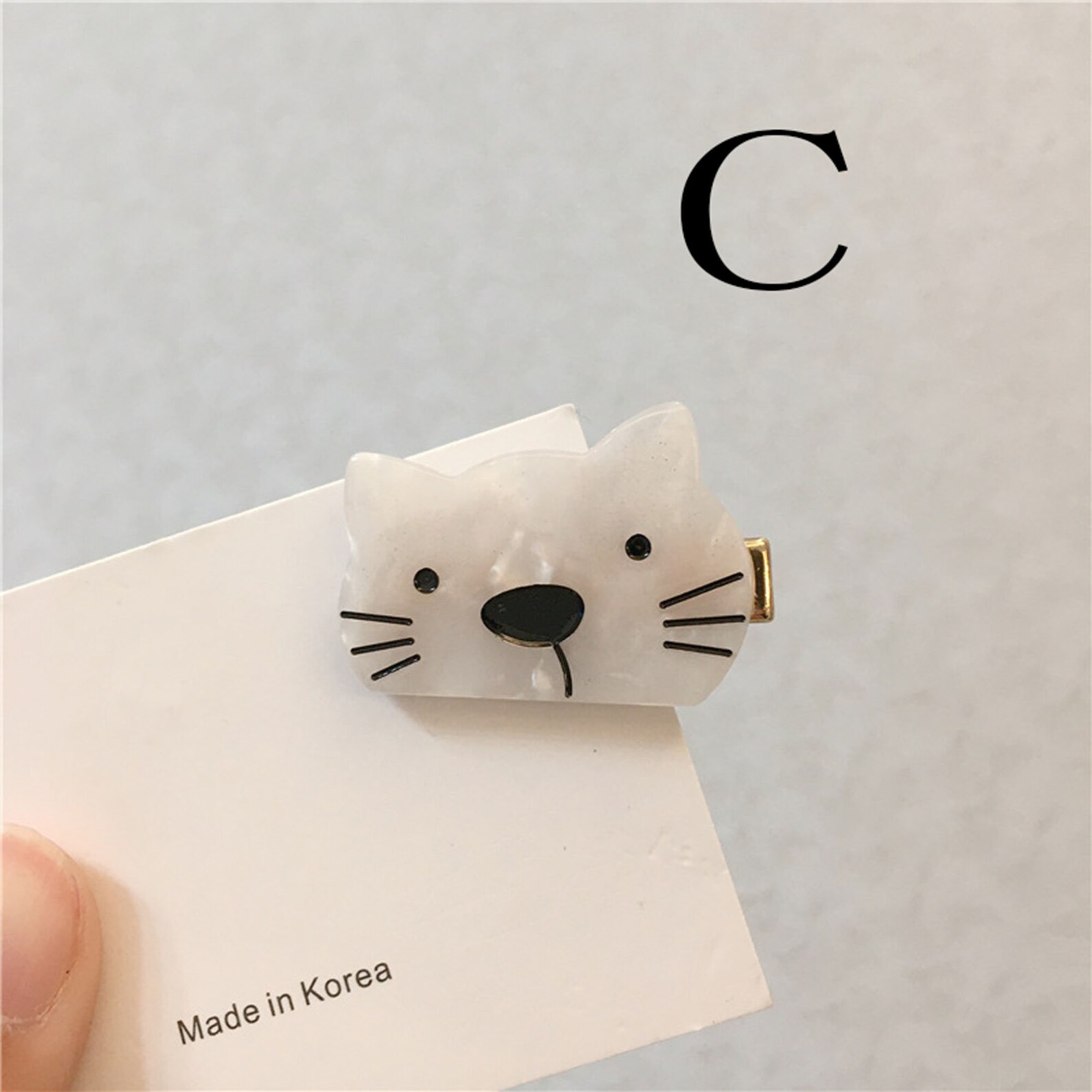Cute Cat Hair ClipsKawaii Cat Hair ClipAcrylic Cat Etsy