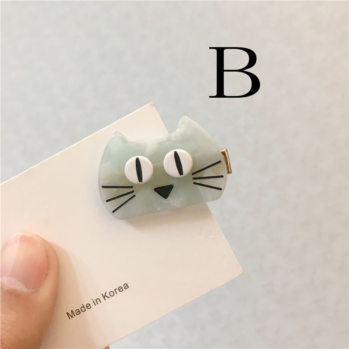 Cute Cat Hair ClipsKawaii Cat Hair ClipAcrylic Cat Etsy