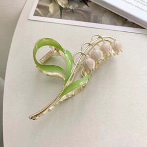 Lily of the Valley Hair Claw Flower Hair Claw Fairy Hair - Etsy