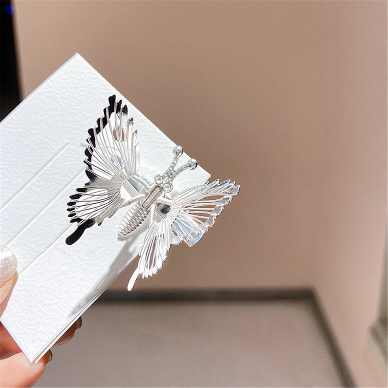 Y2K Butterfly Hair Clips 90s Hair Accessories Moving Wings Etsy