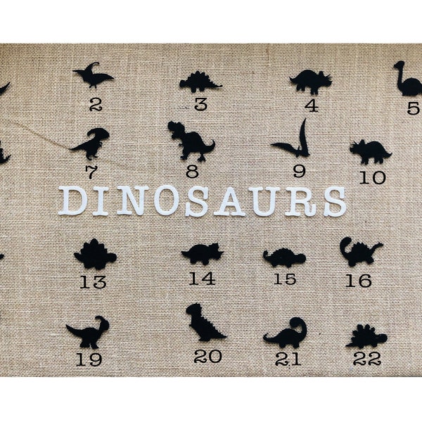 Dinosaur Felt/Fleece Die Cuts ( 3-23 pc set)