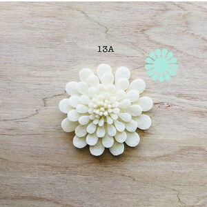 13 Petal Felt Flower/ Succulent