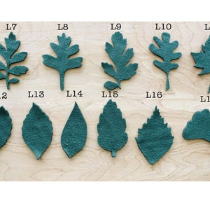 Felt/fleece leaf