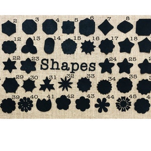 Shapes Felt/Fleece Die Cuts ( 3-47 pc set)