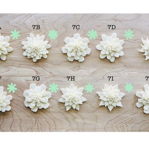7 Petal Felt Flower/ Succulent