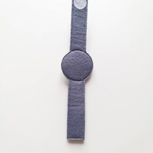 Handmade felt watch, soft felt watch, Birthday gift, Christmas Gift, watch for baby and toddler, kids' bracelet, kids accessories image 7