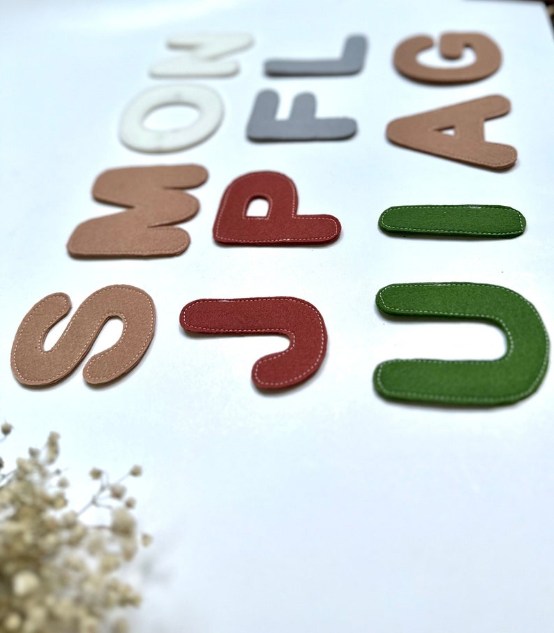 felt magnetic alphabet