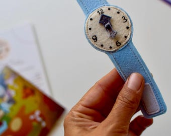 Handmade Felt Play Watch: Kids' Pretend Play Accessory