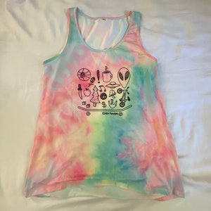 Oregon sketch women’s tye dye tank top